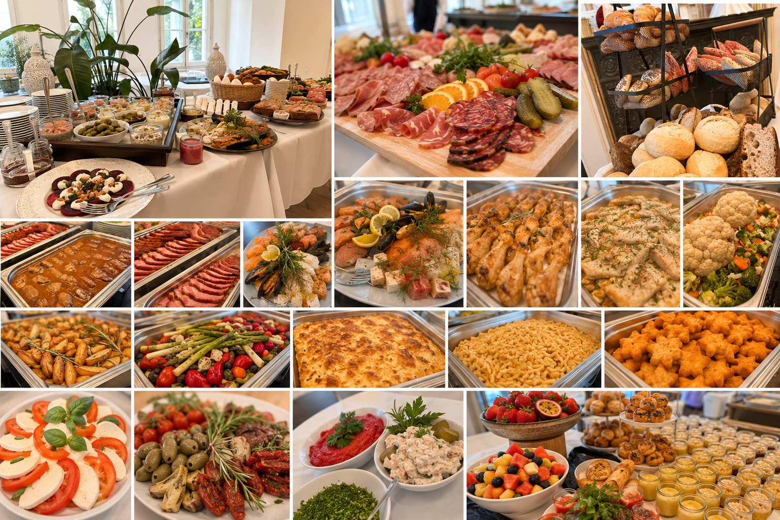 Hochwertige Hochzeitsbuffets aus der Orangerie Neustrelitz